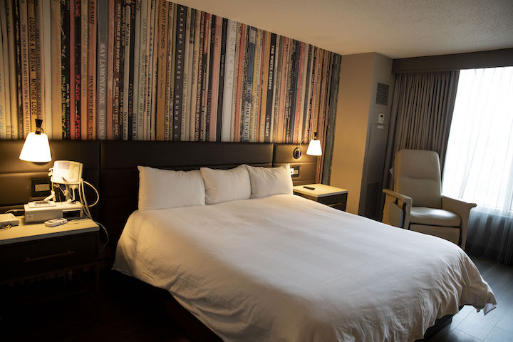 Marriott Nashville room for sleep testing